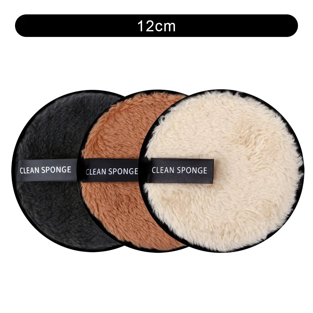 Microfiber Makeup Remover, Reusable Puff Washable Cotton Pads