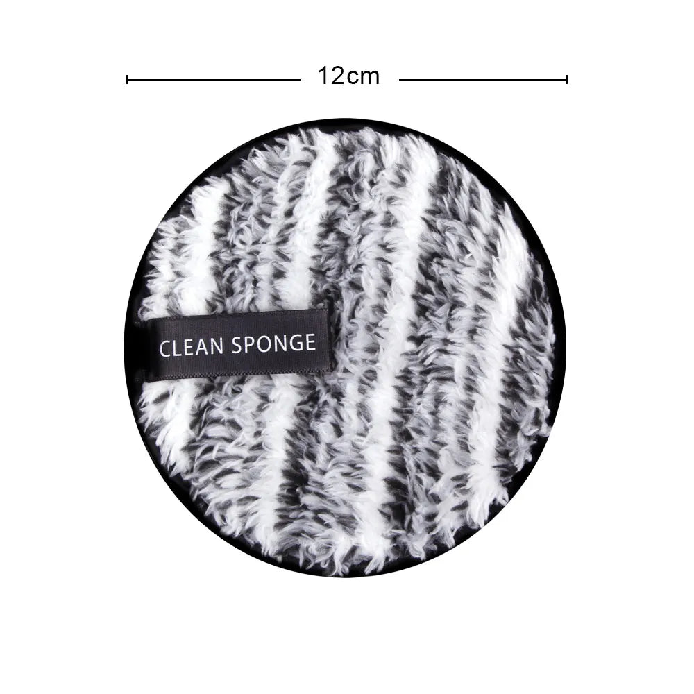 Microfiber Makeup Remover, Reusable Puff Washable Cotton Pads