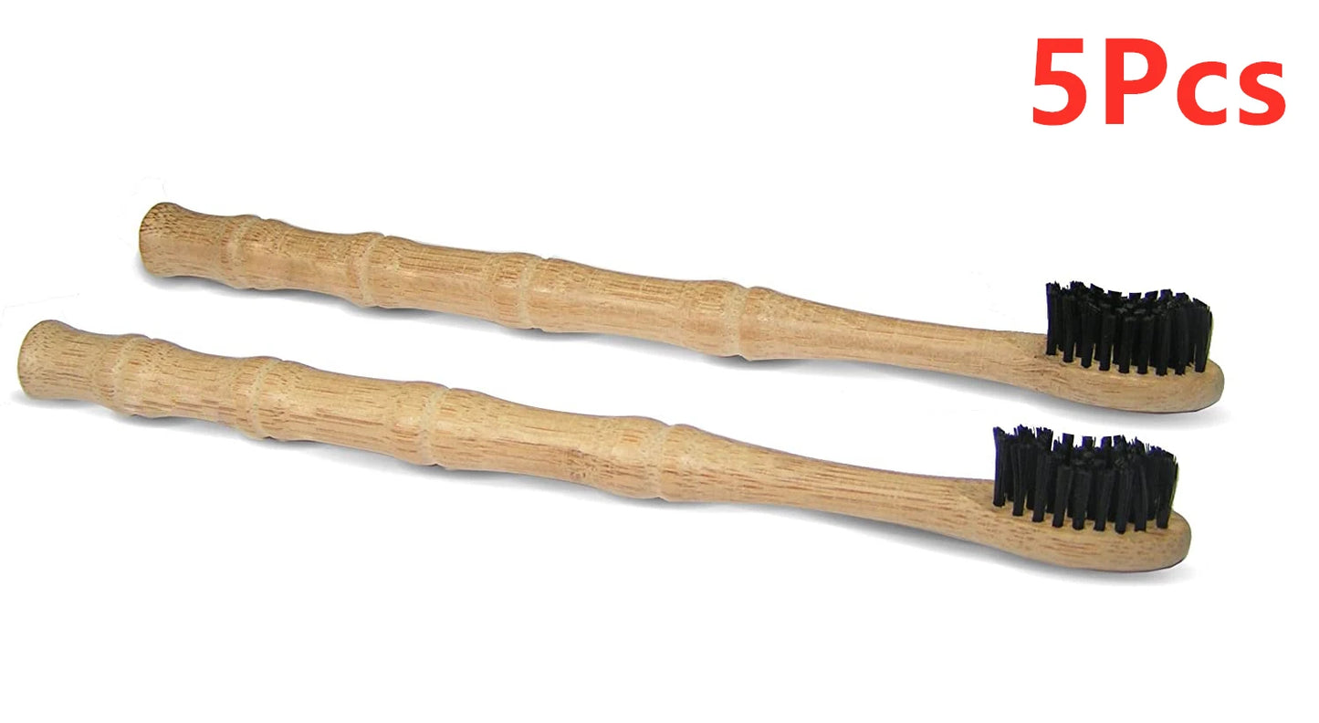 Bamboo Toothbrush: Eco-Friendly with Bamboo joint Wood Handle