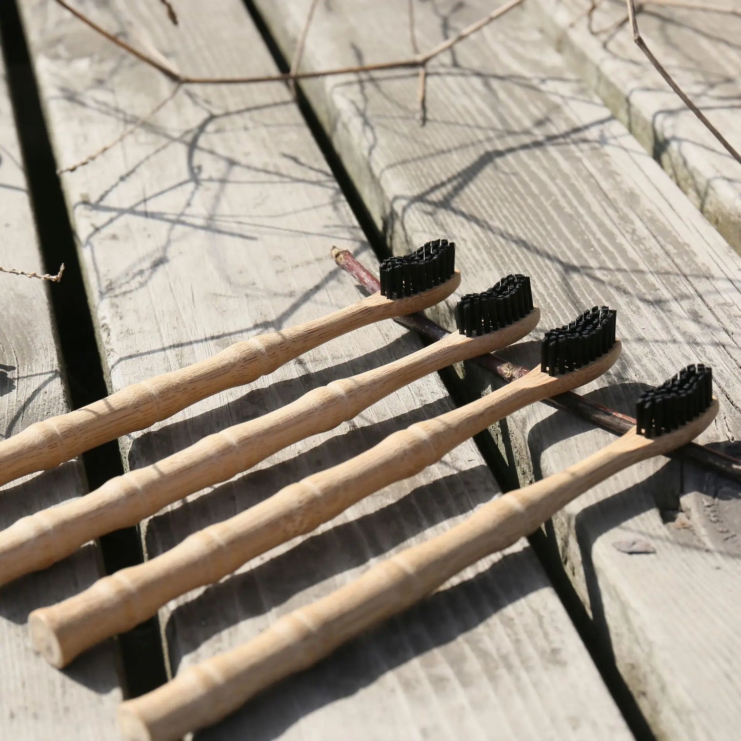 Bamboo Toothbrush: Eco-Friendly with Bamboo joint Wood Handle