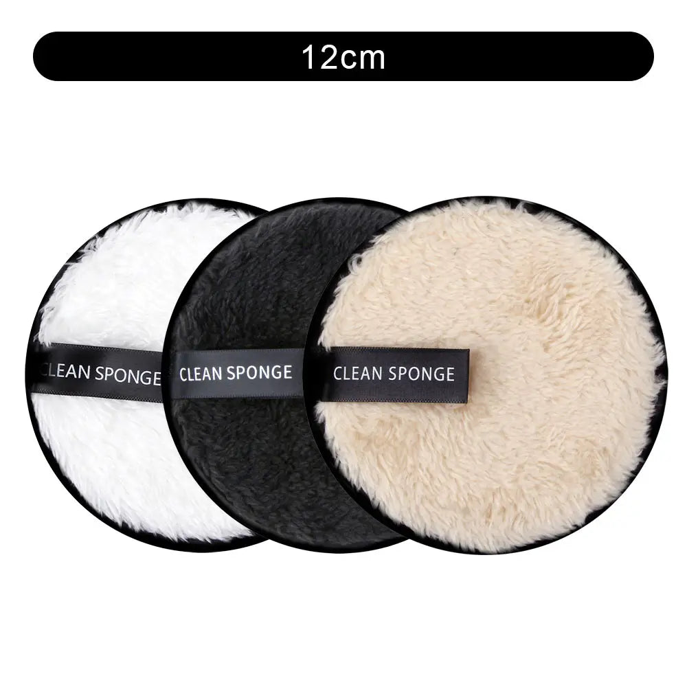 Microfiber Makeup Remover, Reusable Puff Washable Cotton Pads