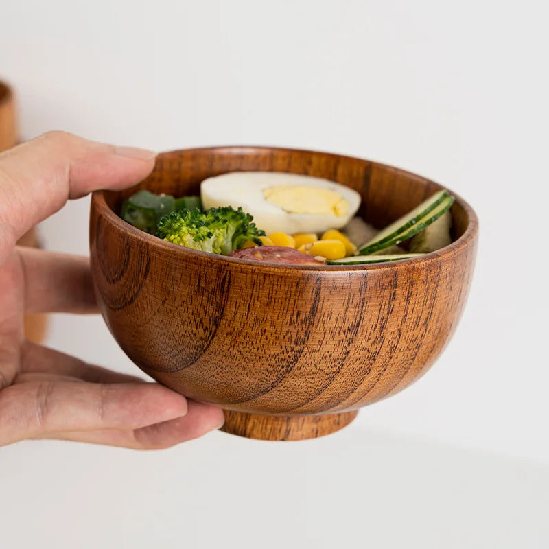 Small Wooden Rice Bowl, Miso Soup Bowl