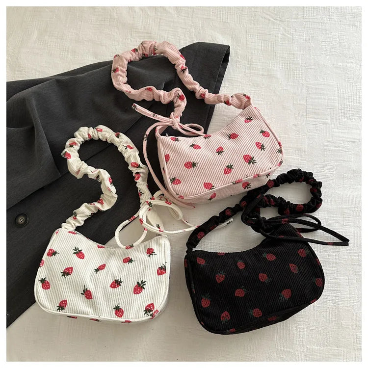 Women Small Underarm Bag, Eco Cloth Purse Mini Shoulder Bags