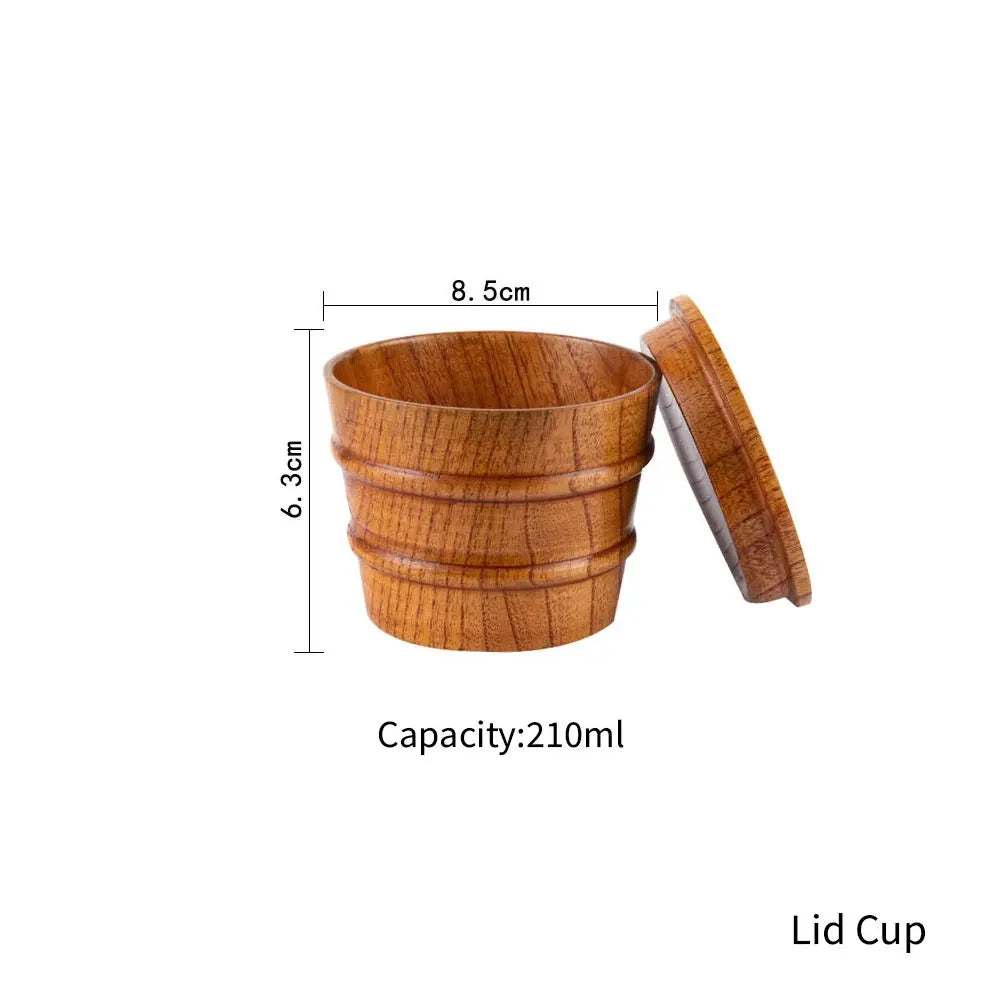 Wooden Handmade Coffee Mug, Tea Cups and Beer Cups