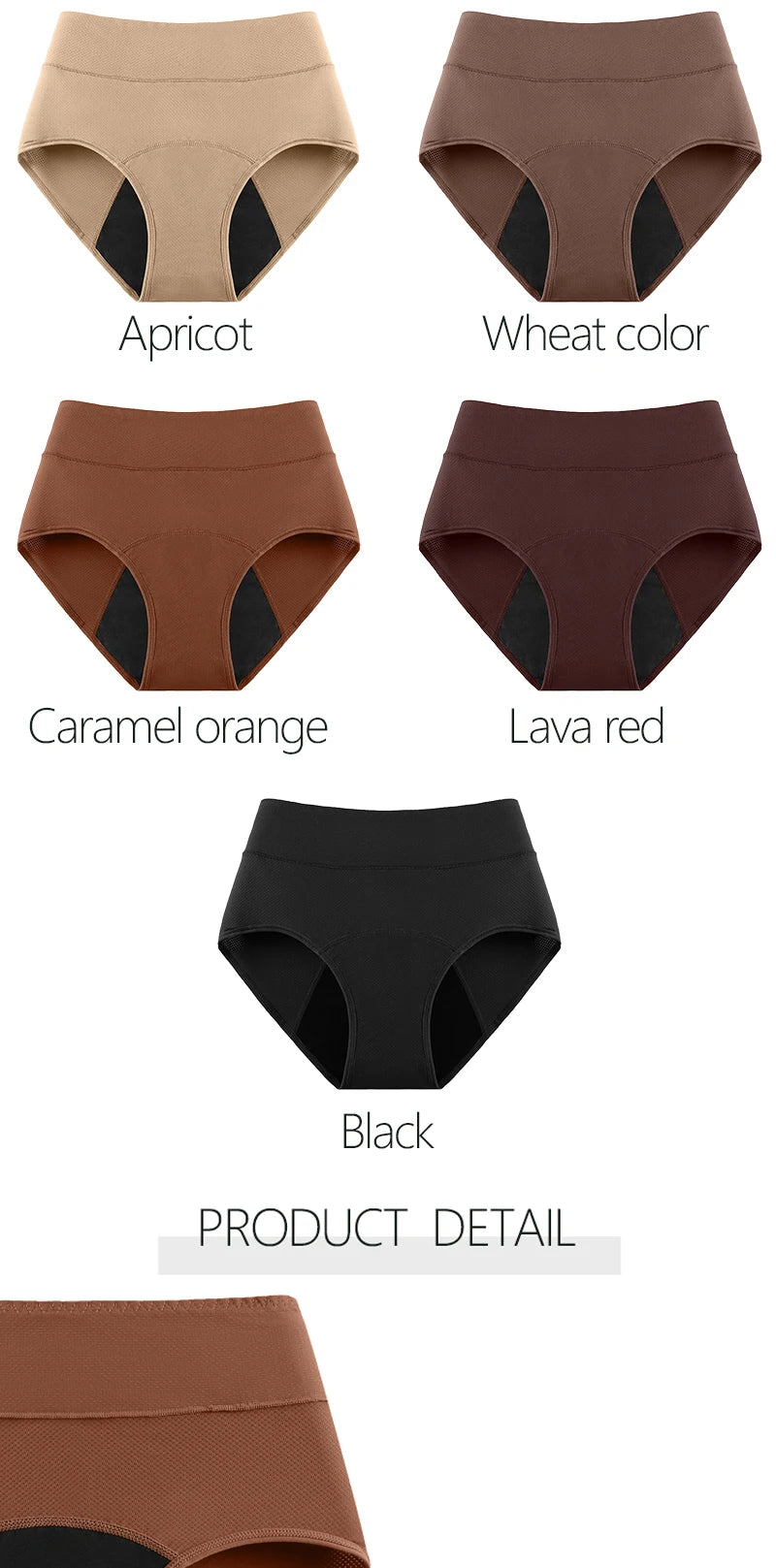 3Layers Leak Proof Menstrual Women Period Panties