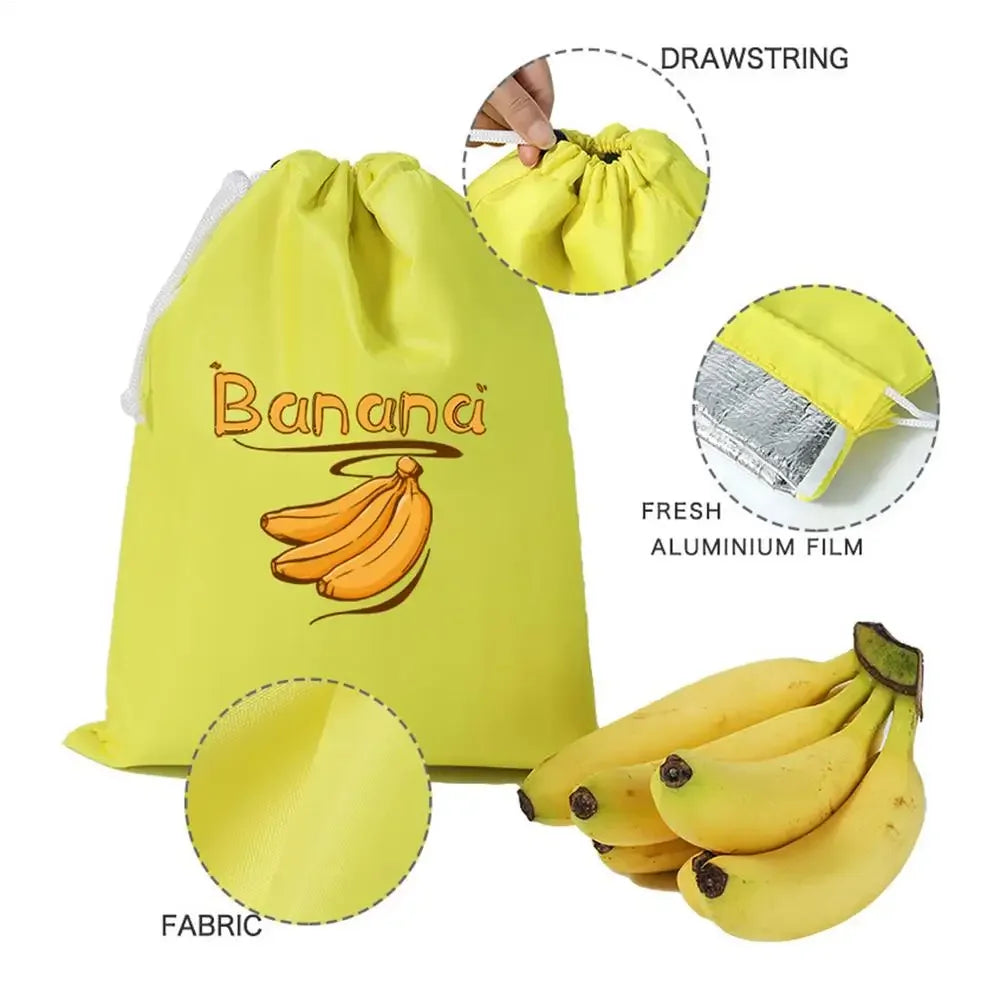 Banana Bundle Pocket Storage Bags, Reuseble