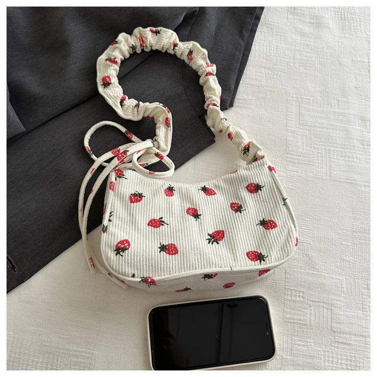 Women Small Underarm Bag, Eco Cloth Purse Mini Shoulder Bags