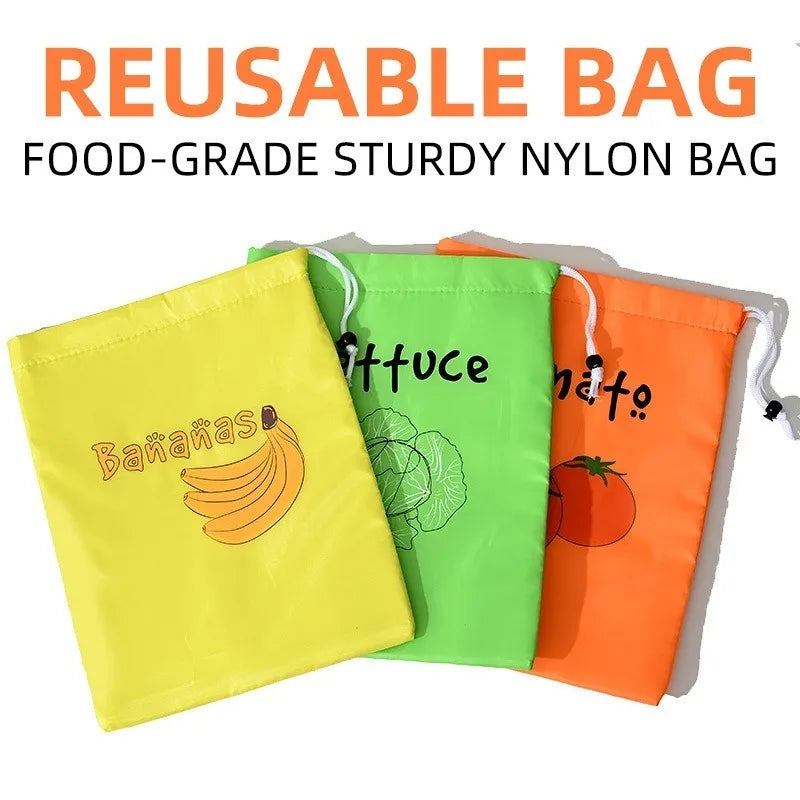 Banana Bundle Pocket Storage Bags, Reuseble