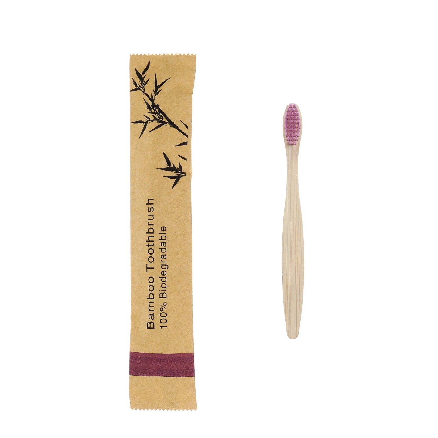 Bamboo Natural Wooden Toothbrushes Children