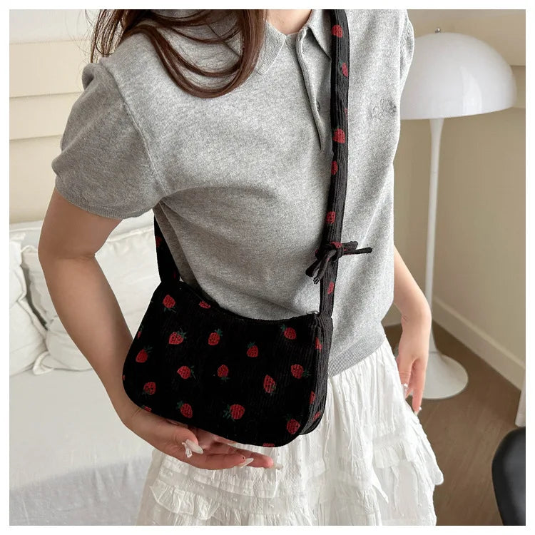 Women Small Underarm Bag, Eco Cloth Purse Mini Shoulder Bags