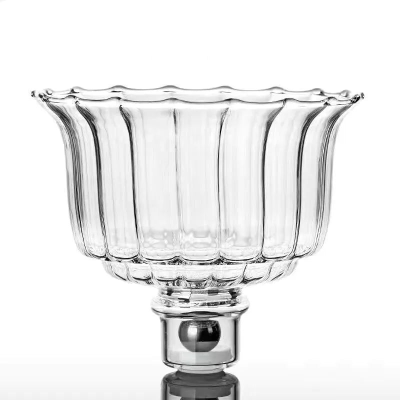 Glass Automatic Tea Set Accessories Lid Cup Steel Ball Filter Tea Bowl
