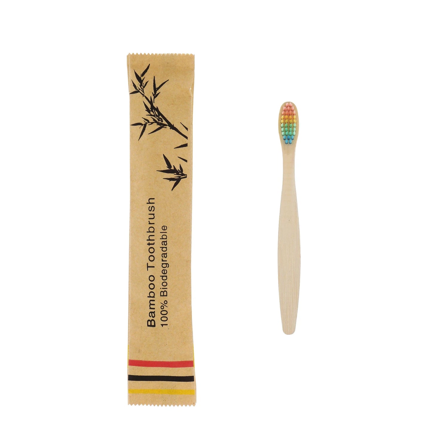 Bamboo Natural Wooden Toothbrushes Children
