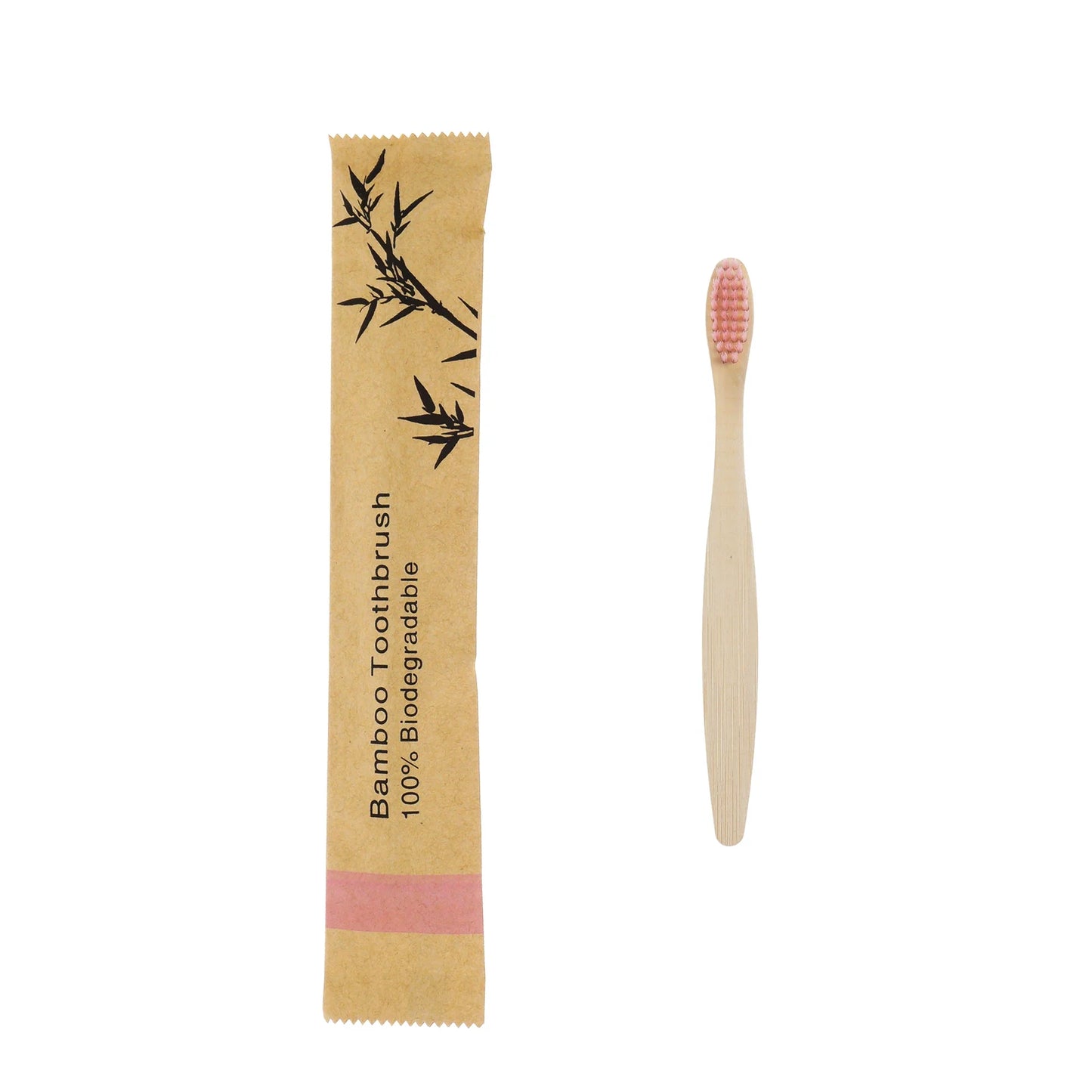 Bamboo Natural Wooden Toothbrushes Children
