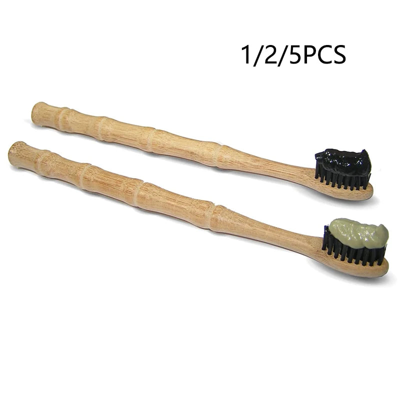 Bamboo Toothbrush: Eco-Friendly with Bamboo joint Wood Handle