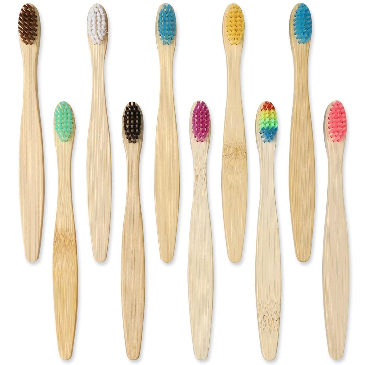 Bamboo Natural Wooden Toothbrushes Children
