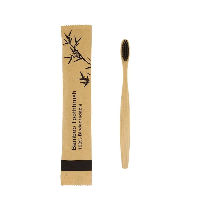 Bamboo Natural Wooden Toothbrushes Children