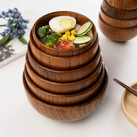 Small Wooden Rice Bowl, Miso Soup Bowl