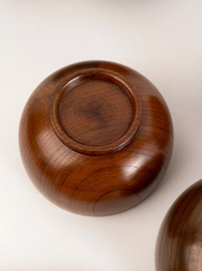 Small Wooden Rice Bowl, Miso Soup Bowl