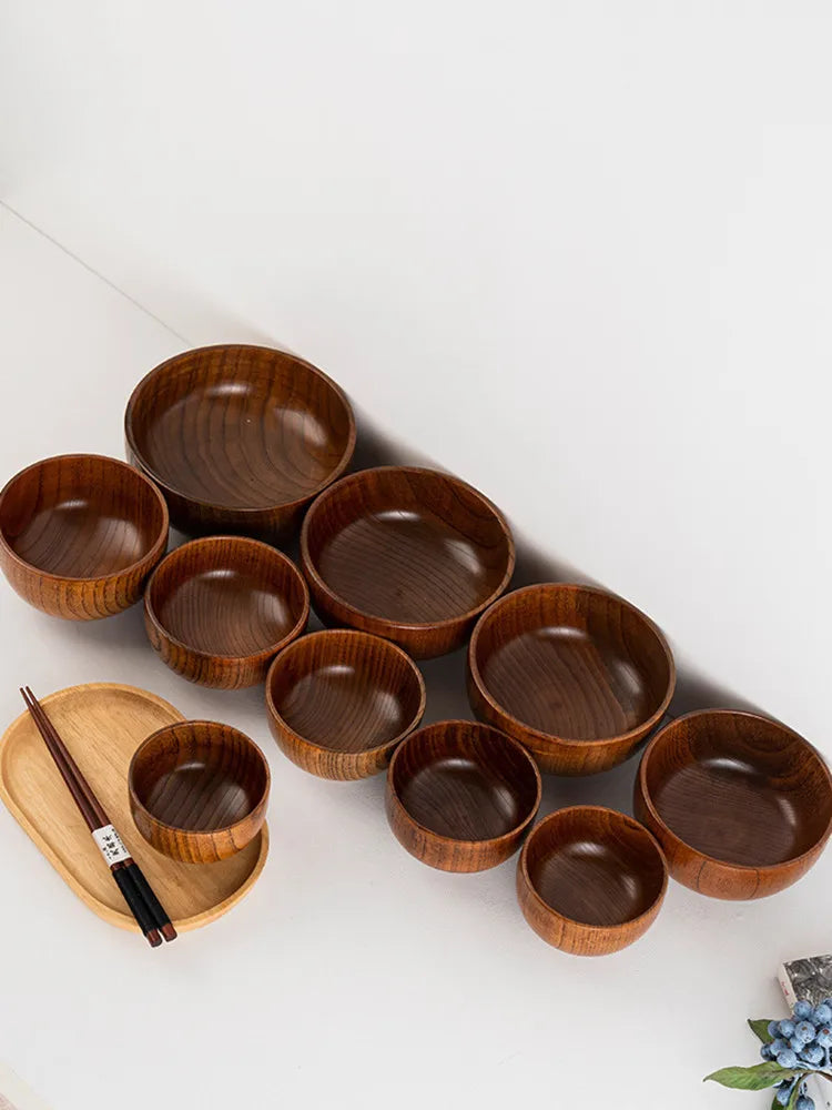 Small Wooden Rice Bowl, Miso Soup Bowl