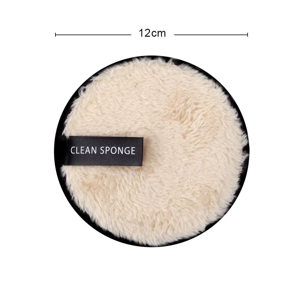 Microfiber Makeup Remover, Reusable Puff Washable Cotton Pads