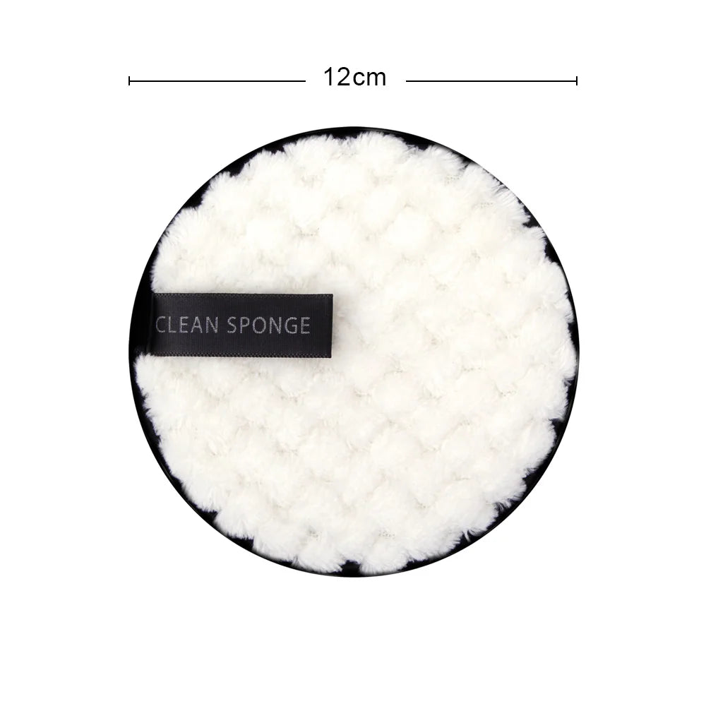 Microfiber Makeup Remover, Reusable Puff Washable Cotton Pads