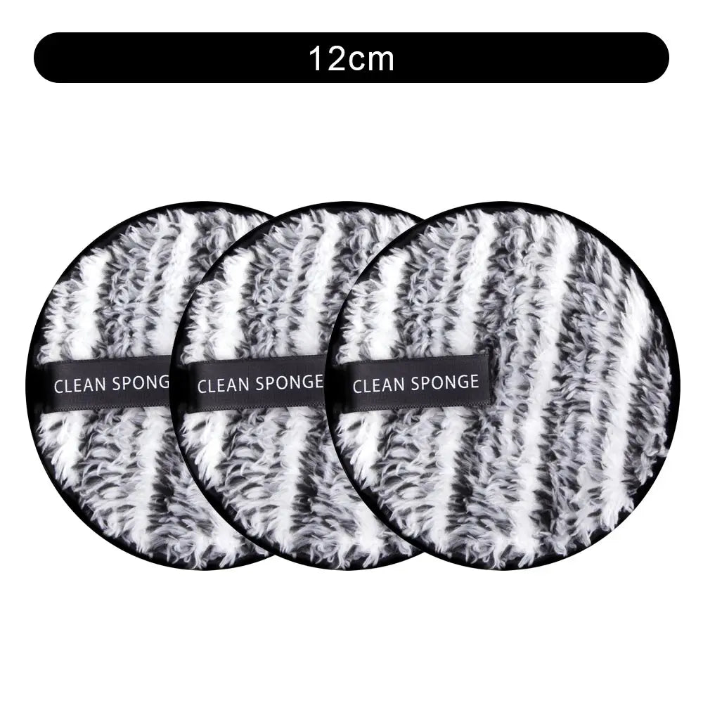 Microfiber Makeup Remover, Reusable Puff Washable Cotton Pads