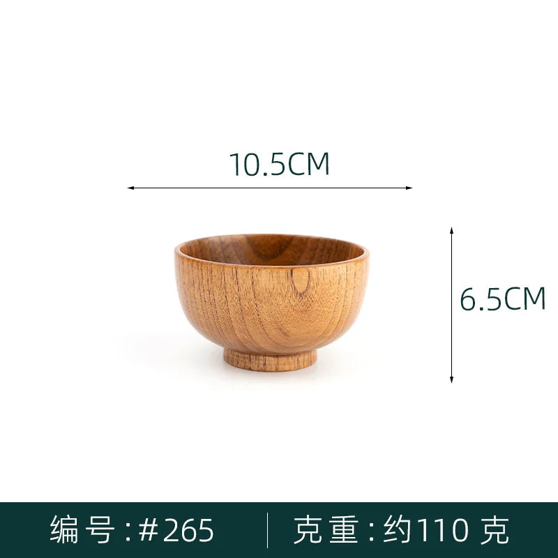 Small Wooden Rice Bowl, Miso Soup Bowl