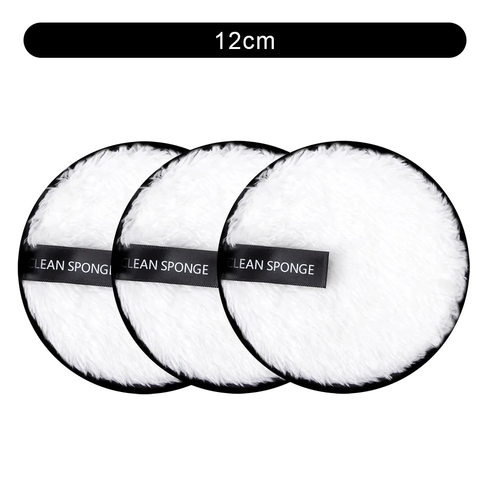 Microfiber Makeup Remover, Reusable Puff Washable Cotton Pads