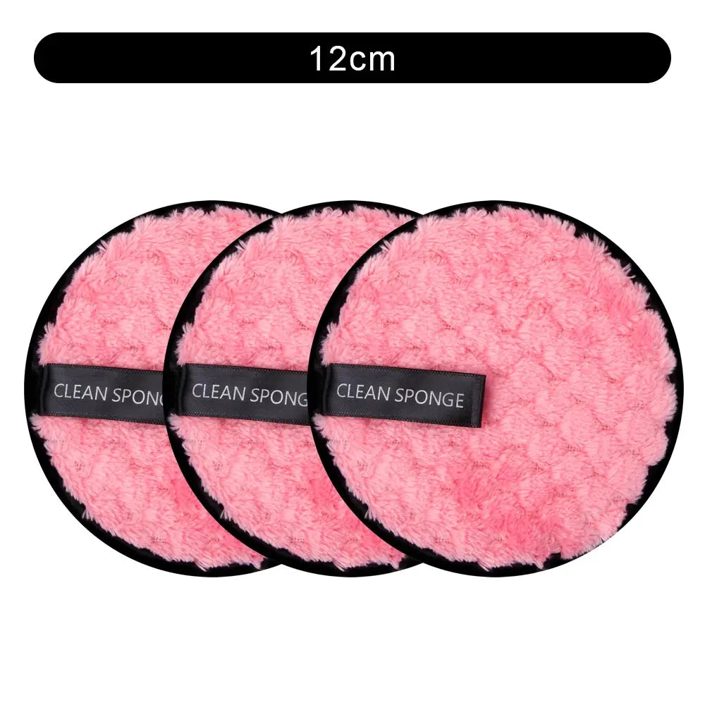 Microfiber Makeup Remover, Reusable Puff Washable Cotton Pads
