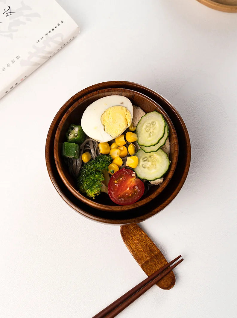 Small Wooden Rice Bowl, Miso Soup Bowl