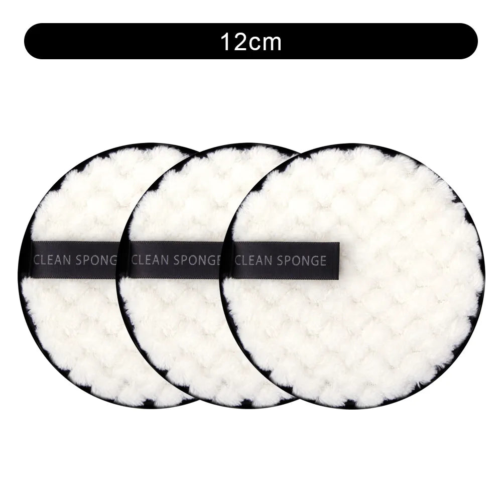 Microfiber Makeup Remover, Reusable Puff Washable Cotton Pads