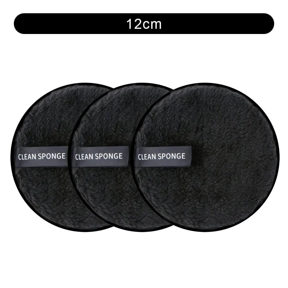 Microfiber Makeup Remover, Reusable Puff Washable Cotton Pads