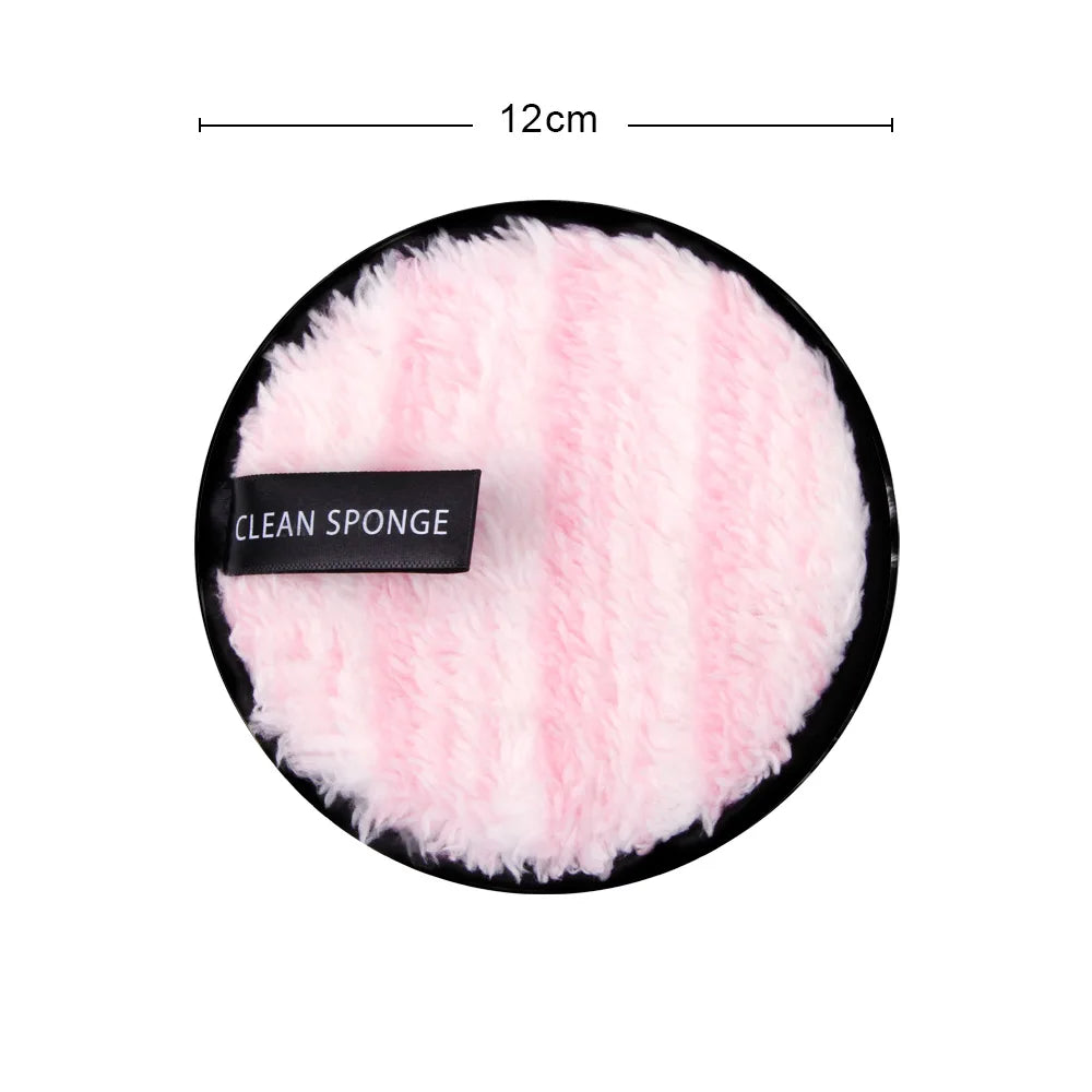 Microfiber Makeup Remover, Reusable Puff Washable Cotton Pads