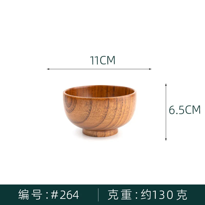 Small Wooden Rice Bowl, Miso Soup Bowl