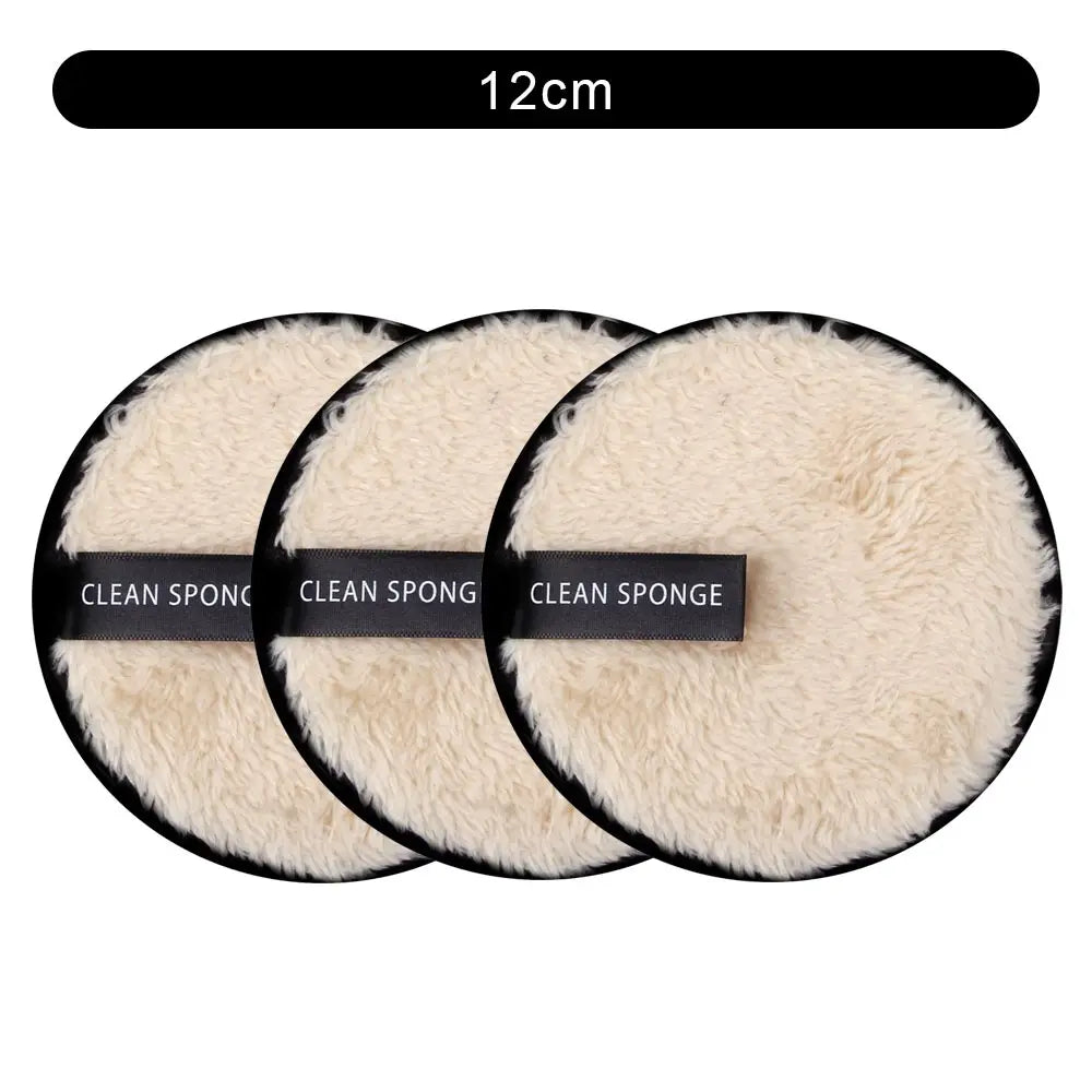 Microfiber Makeup Remover, Reusable Puff Washable Cotton Pads