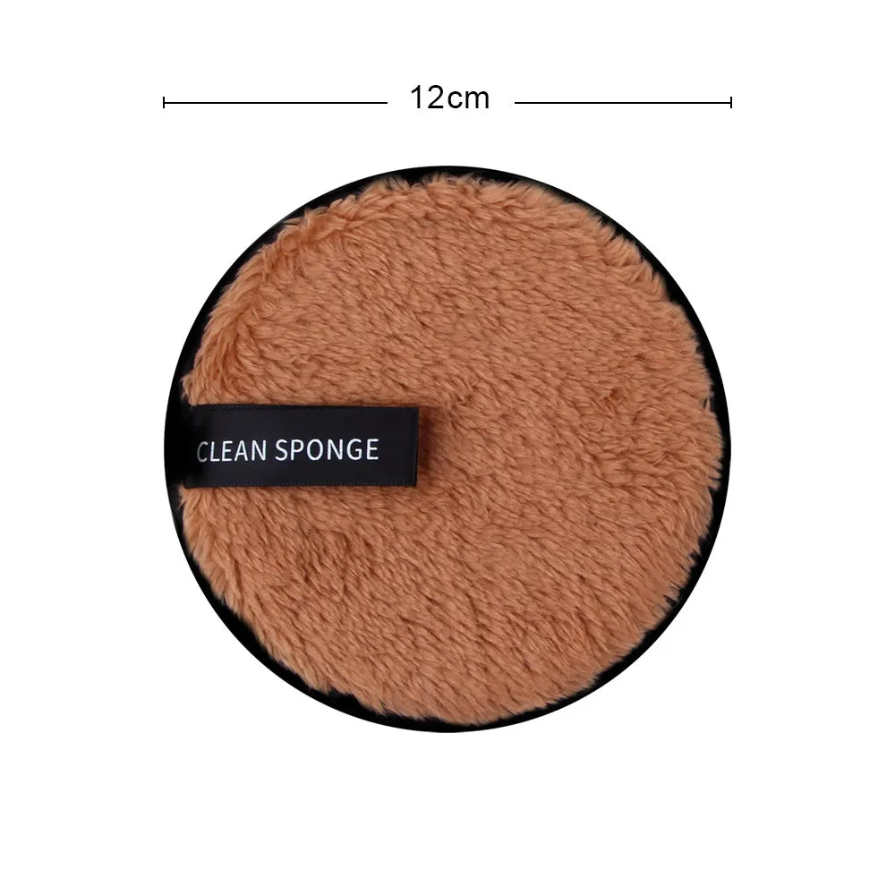 Microfiber Makeup Remover, Reusable Puff Washable Cotton Pads