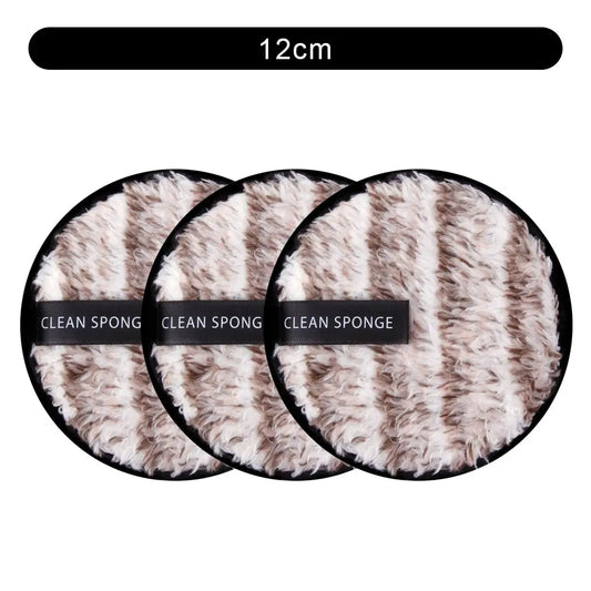 Microfiber Makeup Remover, Reusable Puff Washable Cotton Pads