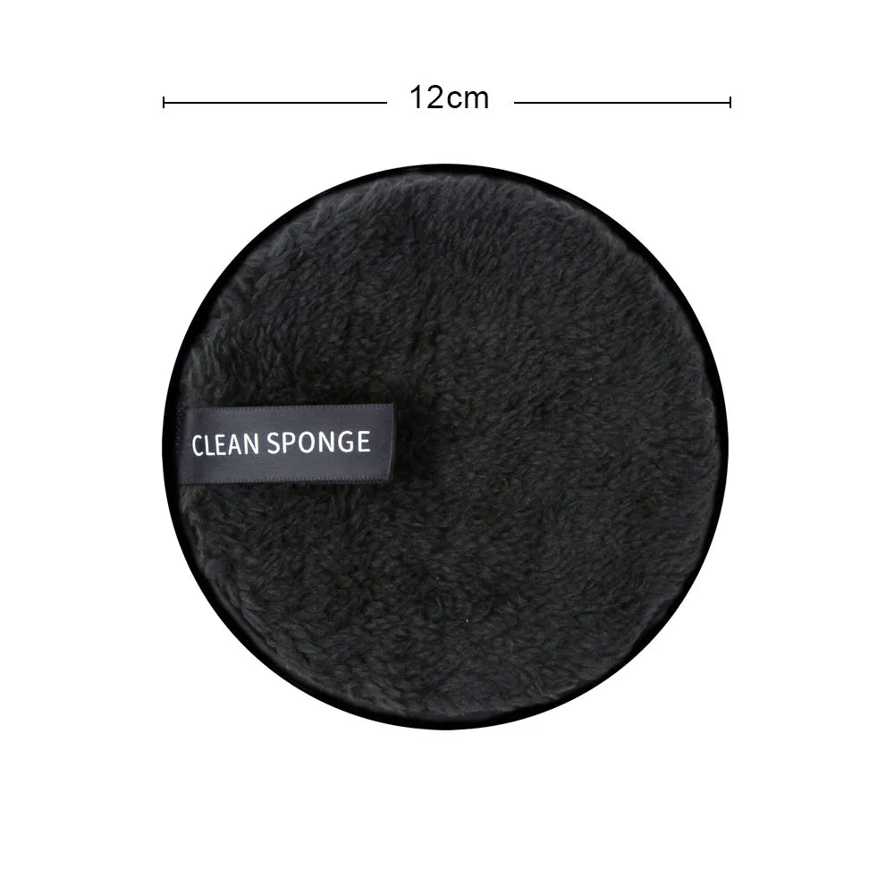 Microfiber Makeup Remover, Reusable Puff Washable Cotton Pads