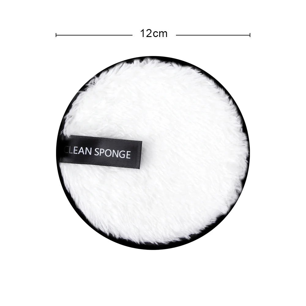 Microfiber Makeup Remover, Reusable Puff Washable Cotton Pads