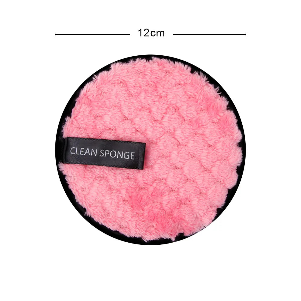 Microfiber Makeup Remover, Reusable Puff Washable Cotton Pads