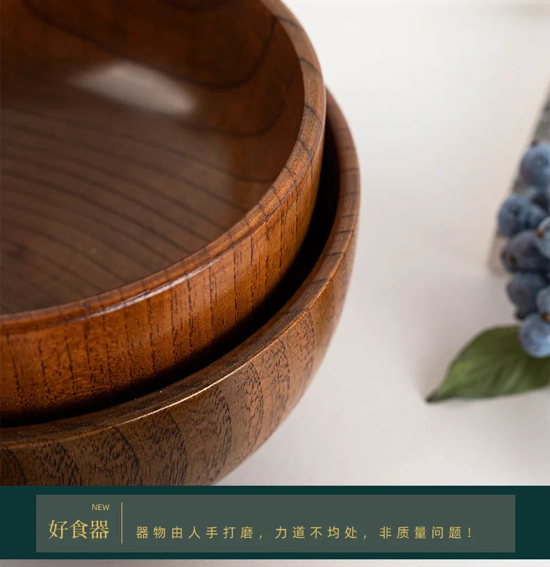 Small Wooden Rice Bowl, Miso Soup Bowl
