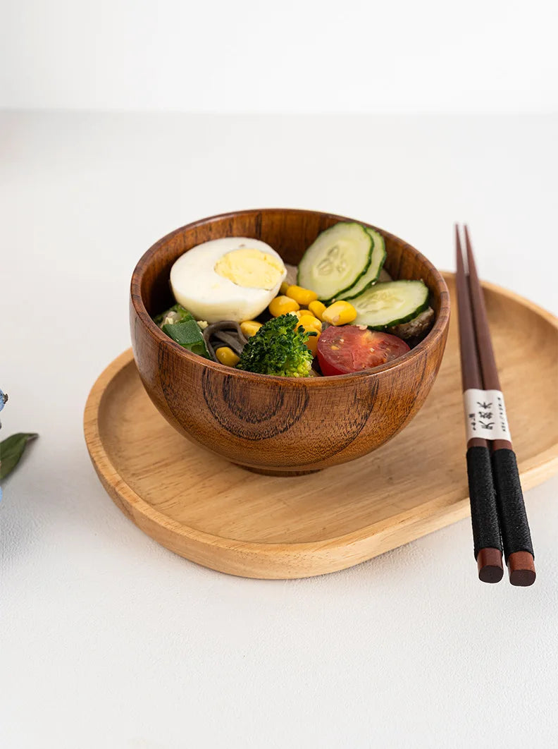 Small Wooden Rice Bowl, Miso Soup Bowl