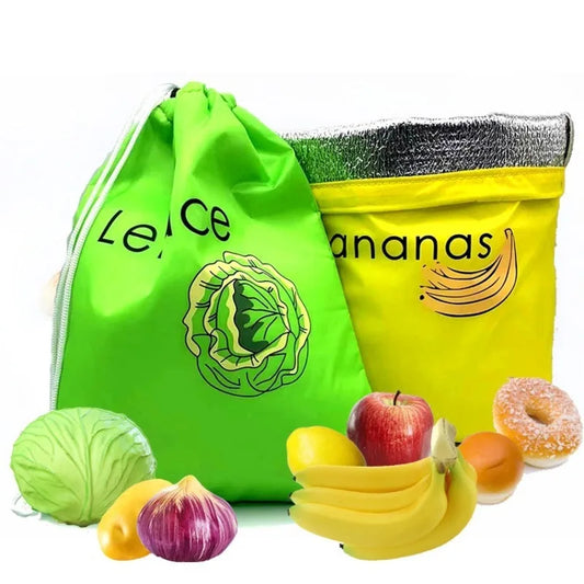 Banana Bundle Pocket Storage Bags, Reuseble