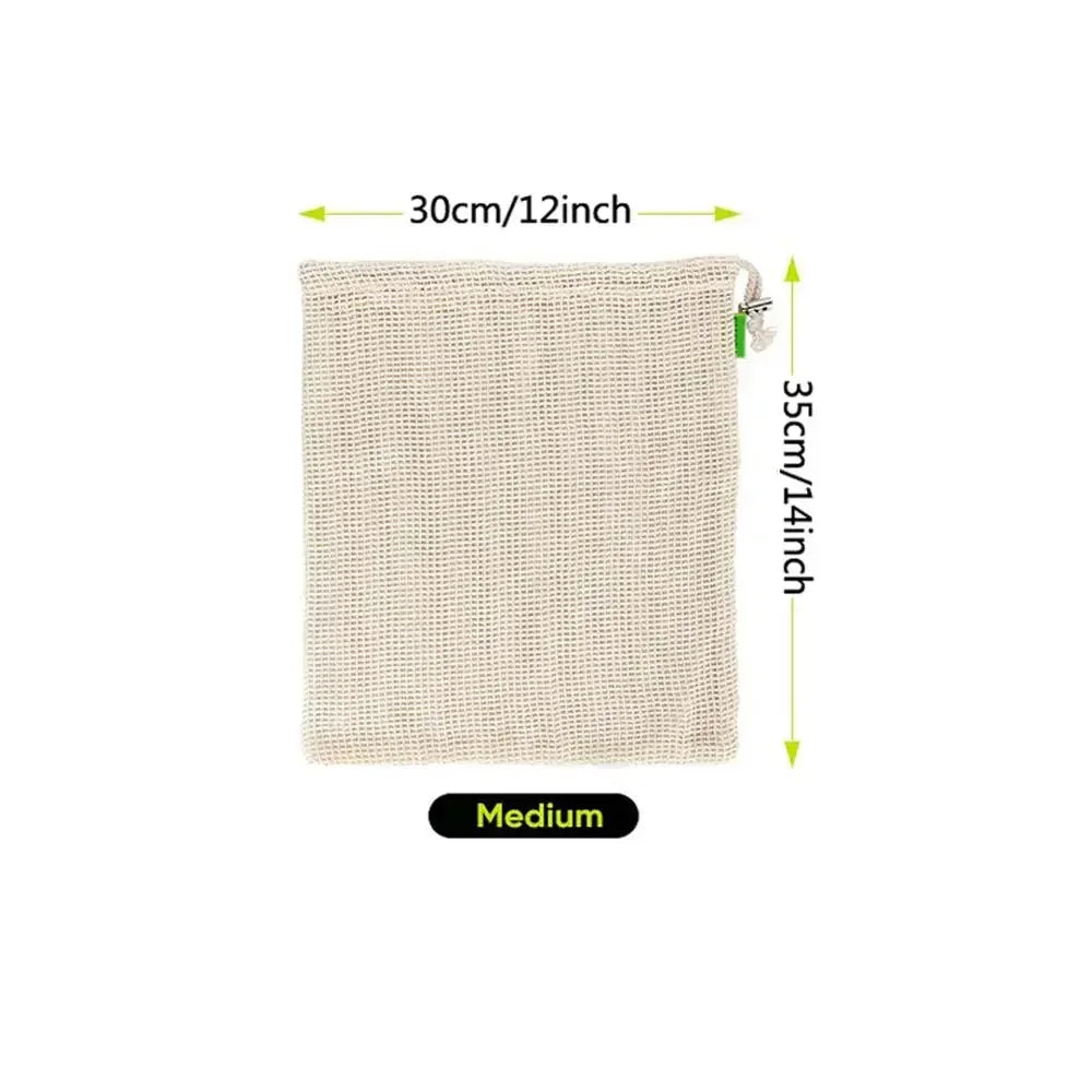 Biodegradable fruit mesh bag, Reusable eco-friendly