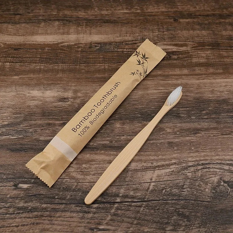 Bamboo Toothbrushes, Eco Friendly and soft for oral care