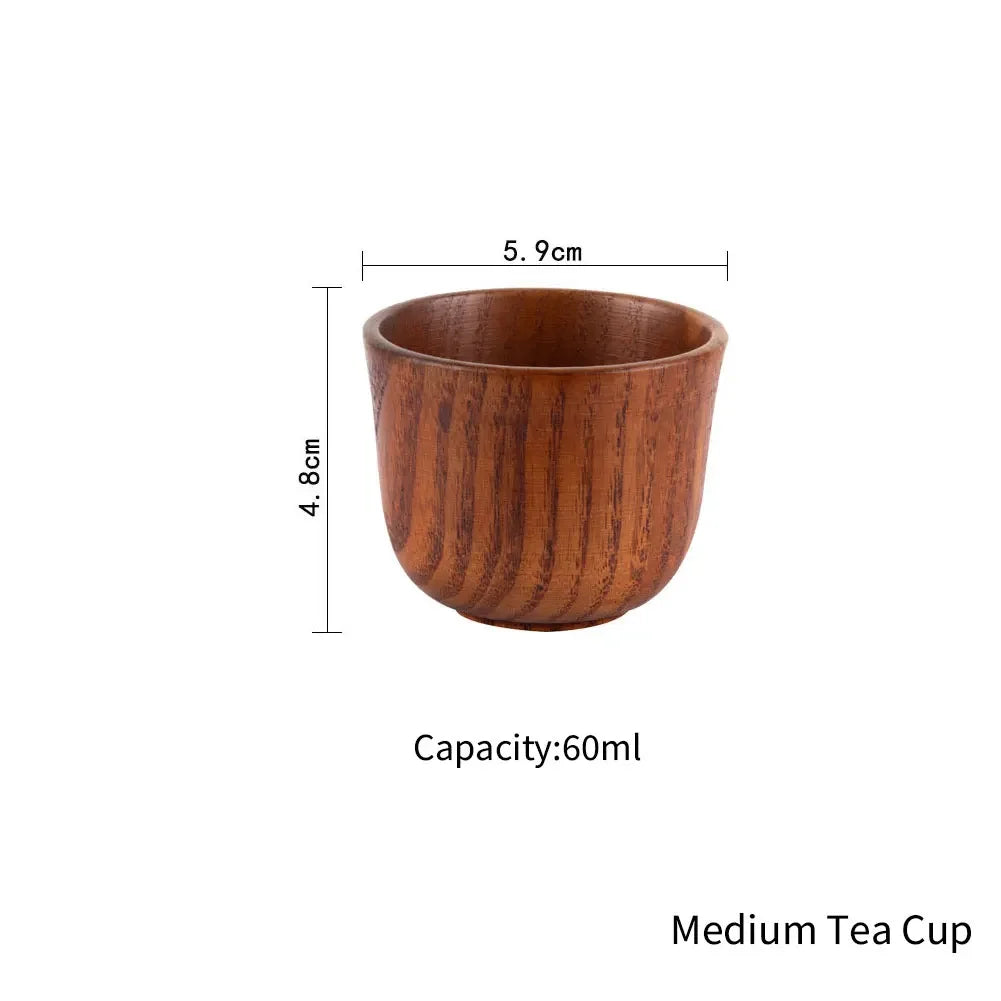 Wooden Handmade Coffee Mug, Tea Cups and Beer Cups