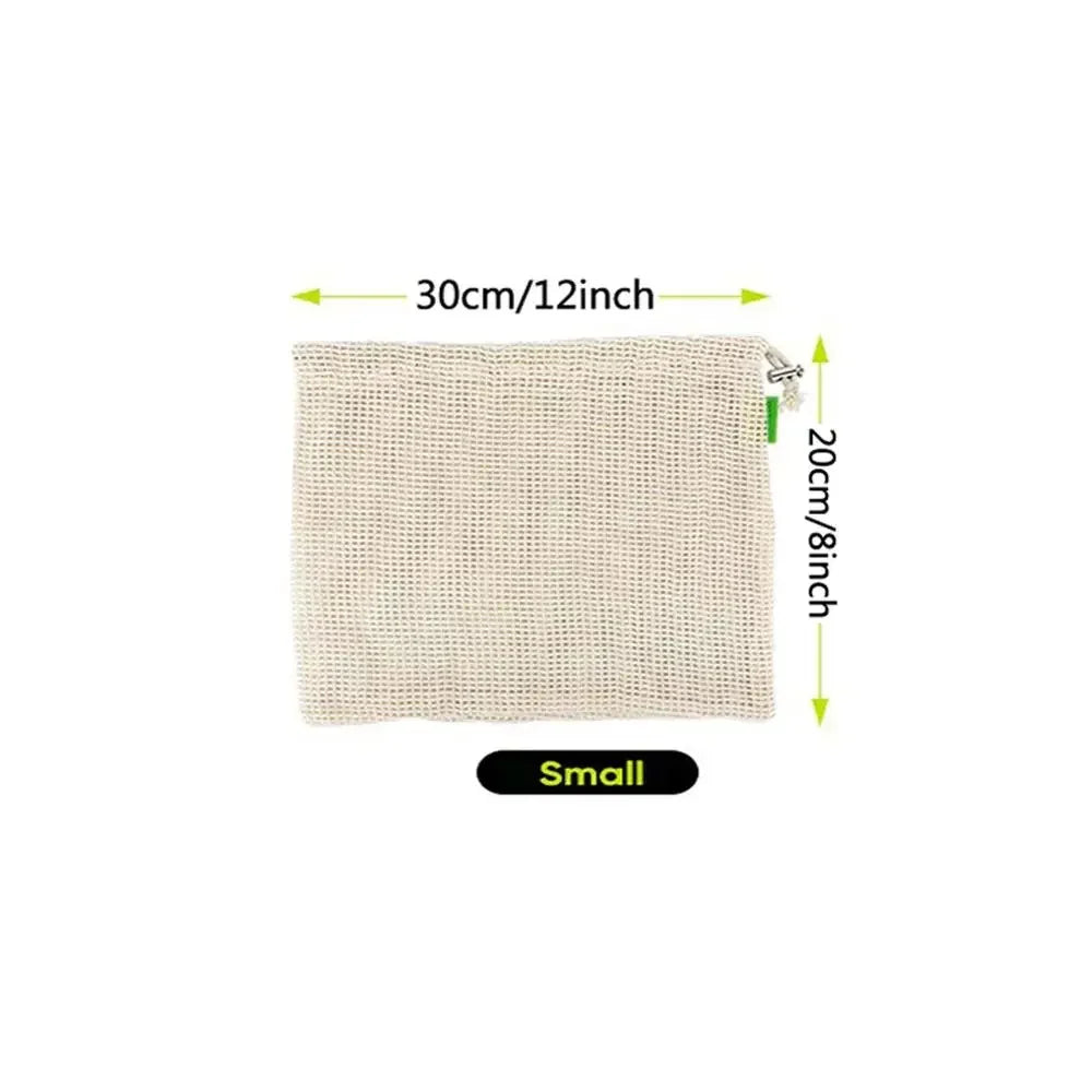 Biodegradable fruit mesh bag, Reusable eco-friendly