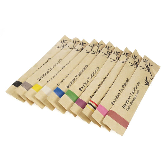 Bamboo Natural Wooden Toothbrushes Children