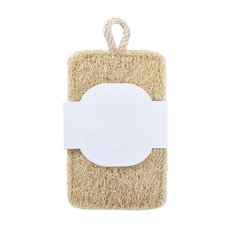 1Pc Natural Loofah, Washing Brushes, Body Shower Sponge and for Kitchen