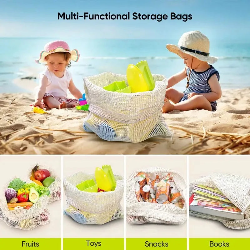 Biodegradable fruit mesh bag, Reusable eco-friendly